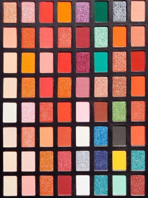 Eyeshadow 80 colors matte+satin Diamonds&Ice